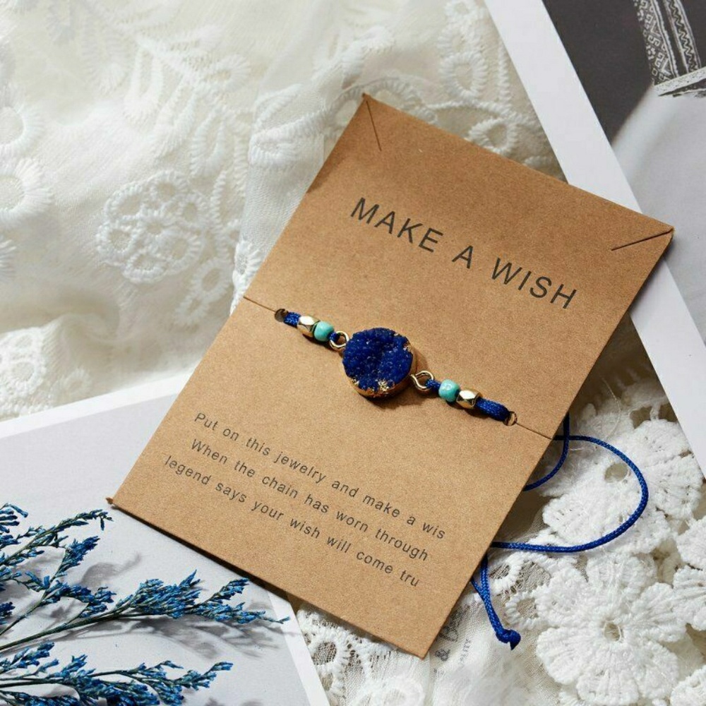 Blue Wish Bracelet, Make A Wish Bracelet